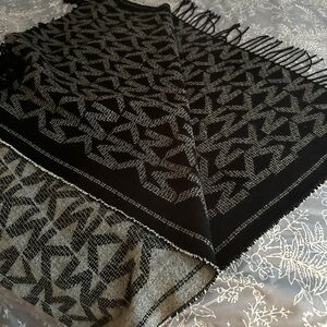 Michael Kors Black and Gray Scarf